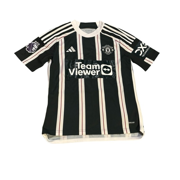 adidas Manchester United 2023-2024 Away‎ Marcus Rashford Jersey Youth 11-12 Y - Picture 1 of 10